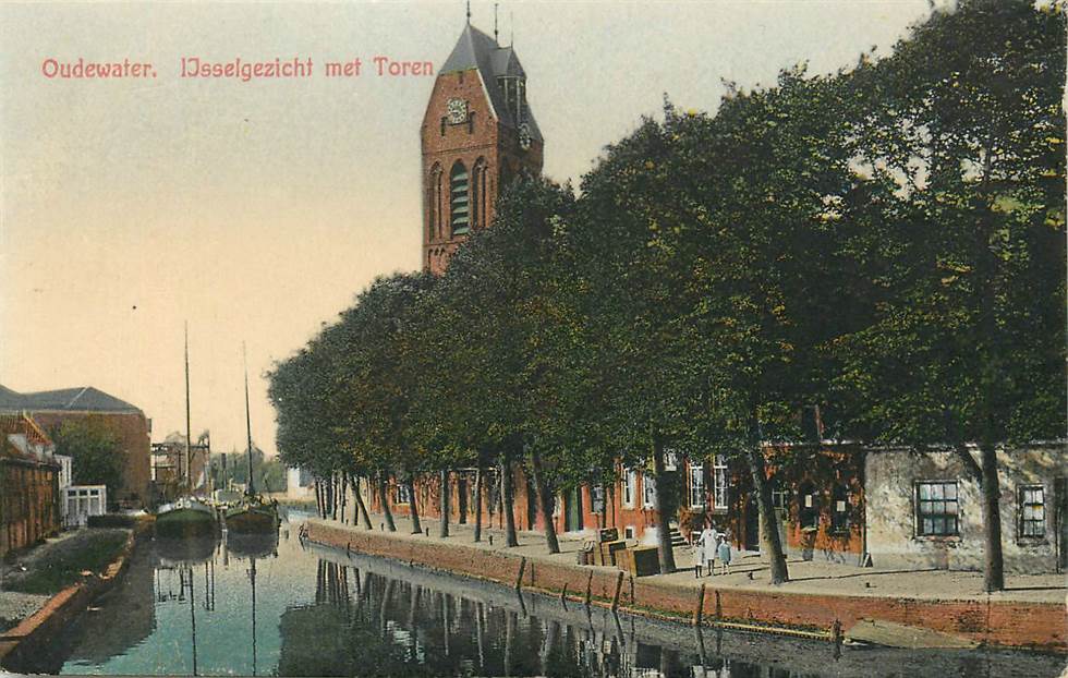 Oudewater Ijsselgezicht met Toren