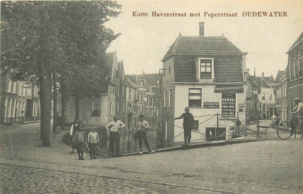 Oudewater Korte Havenstraat met Peperstraat