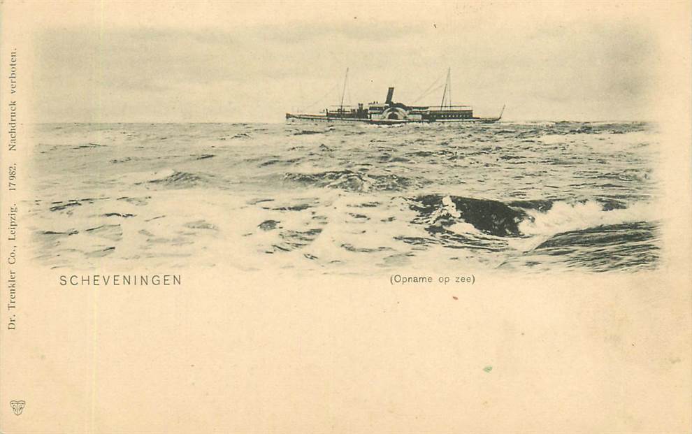 Scheveningen Opname op zee