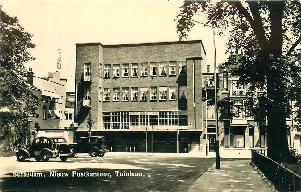 Schiedam Nieuw Postkantoor, Tuinlaan