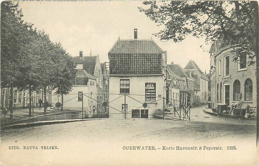 Oudewater Korte Havenstraat met Peperstraat