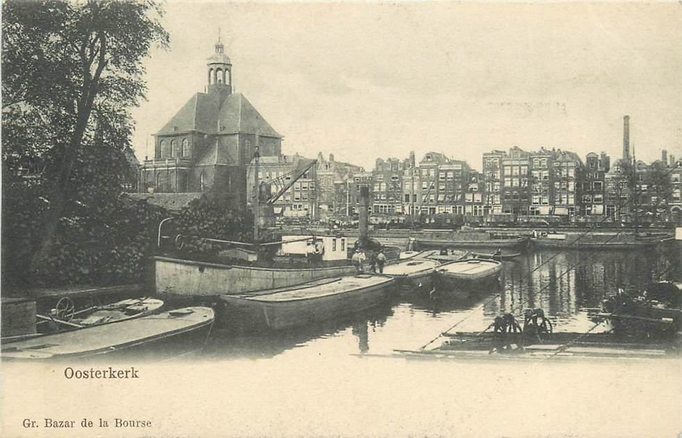 Amsterdam Oosterkerk Gr. Bazar de la Bourse