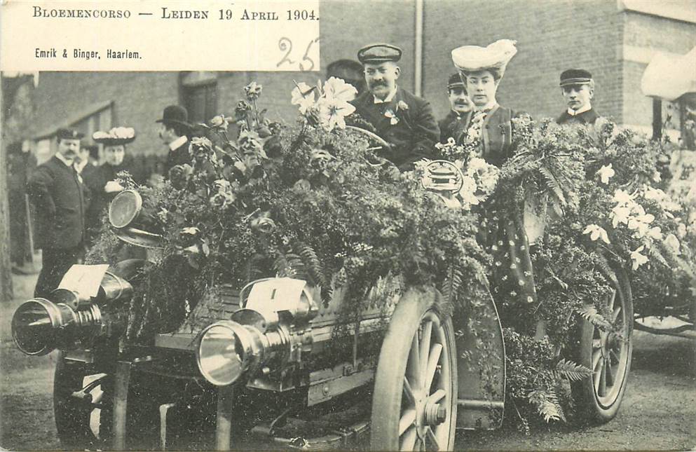 Leiden Bloemencorso 19 April 1904