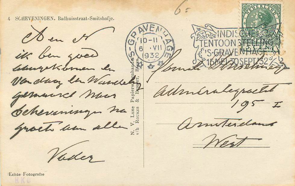 Scheveningen Badhuisstraat-Smitshofje