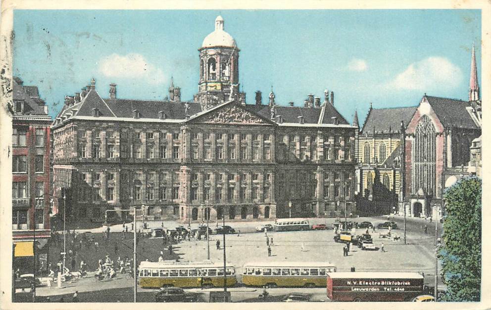 Amsterdam Dam met Koninklijk Paleis