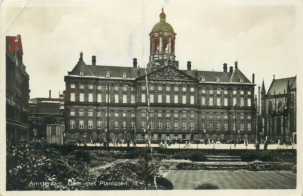 Amsterdam Dam met Plantsoen