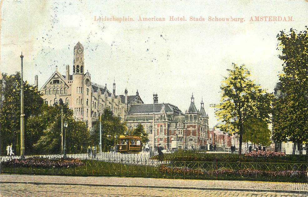 Amsterdam Leidscheplein, American Hotel, Stads Schouwburg