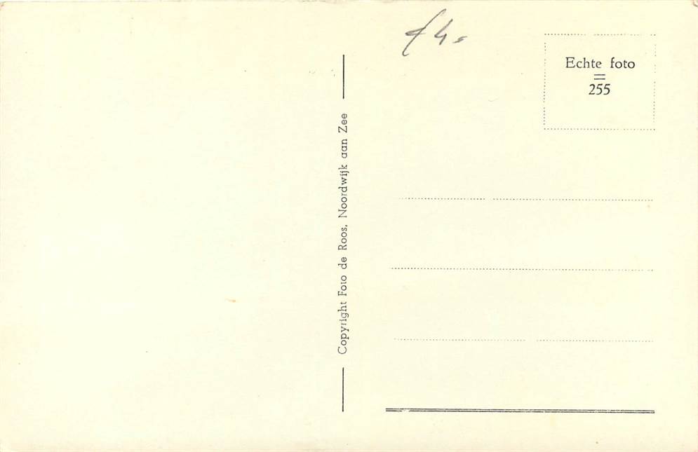 Noordwijk aan Zee Kon. Wilhelmina Boulevard Café Restaurant De Landbouw