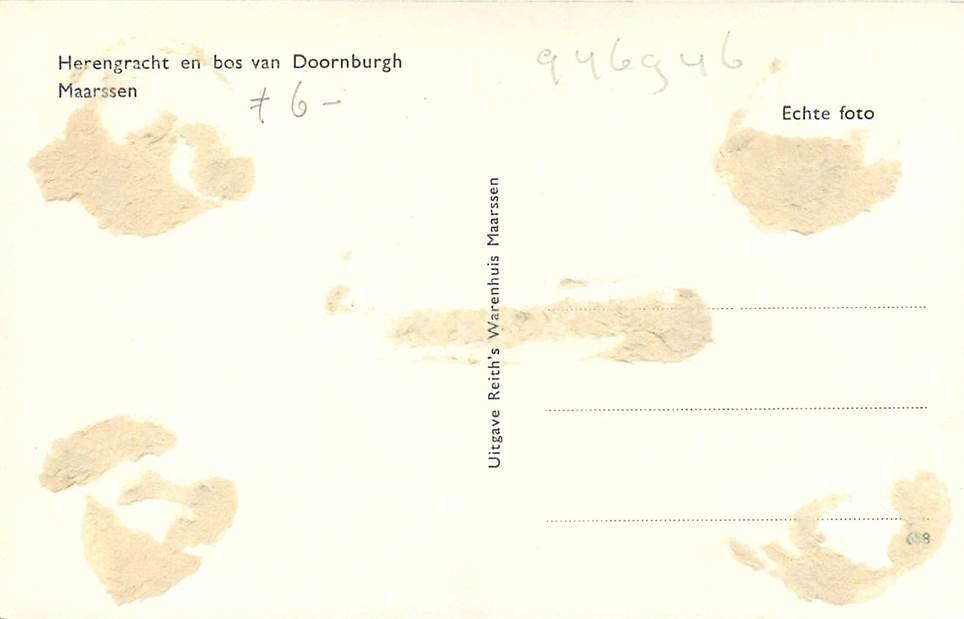 Maarssen Herengracht en bos van Doornburgh