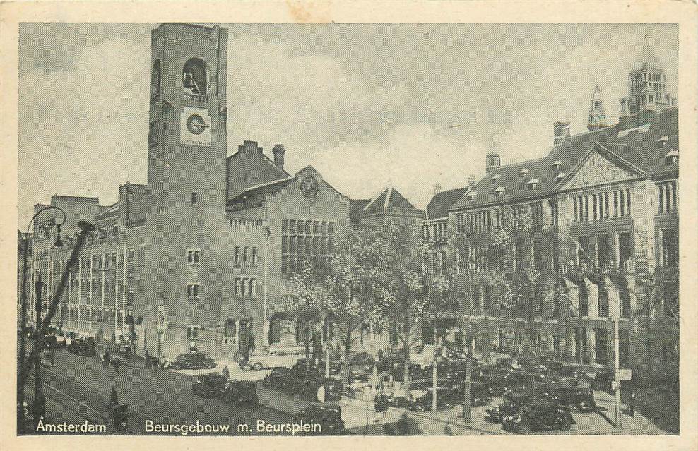 Amsterdam Beursgebouw m. Beursplein