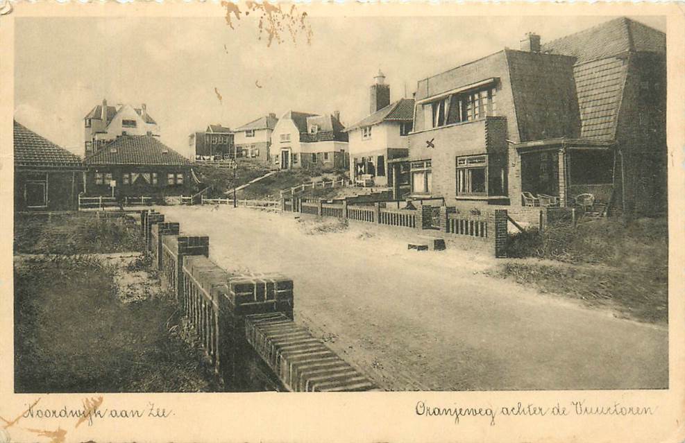 Noordwijk aan Zee Oranjeweg achter de Vuurtoren