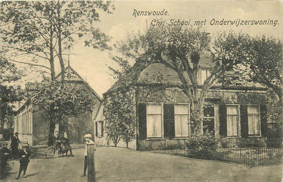 Renswoude Chr. School met Onderwijzerswoning