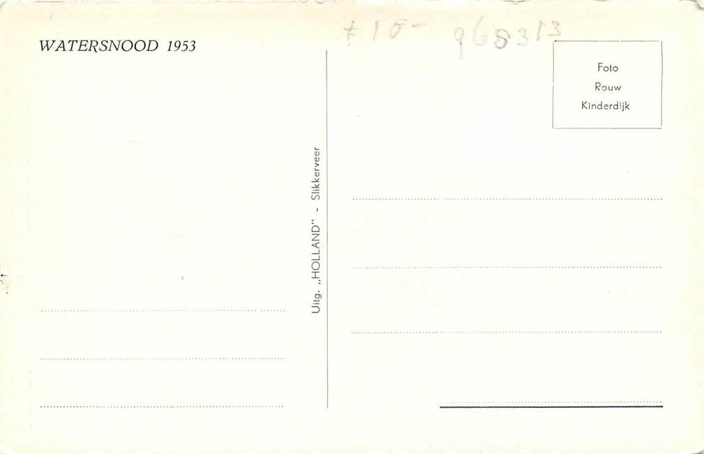 Slikkerveer Ringdijk Watersnood 1953