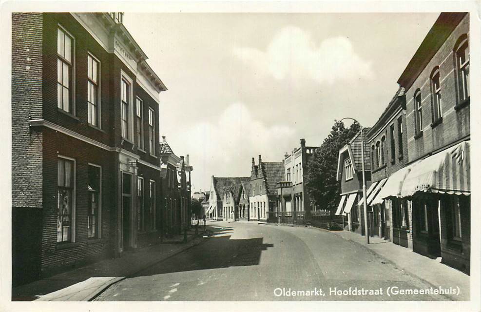 Oldemarkt Hoofdstraat Gemeentehuis