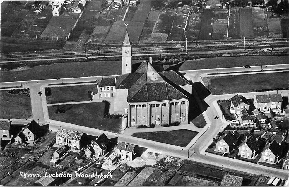 Rijssen Luchtfoto Noorderkerk