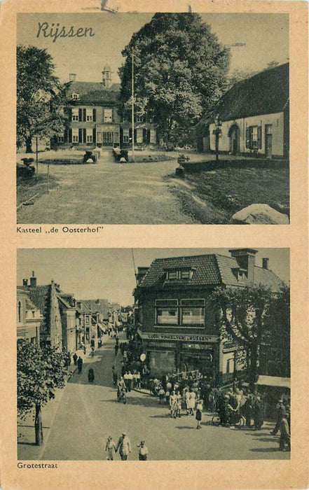 Rijssen Kasteel de Oosterhof en Grotestraat