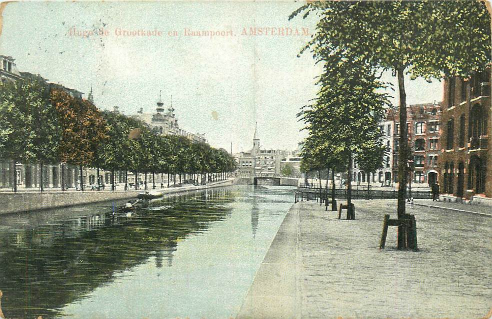 Amsterdam Hugo de Grootkade en Raampoort