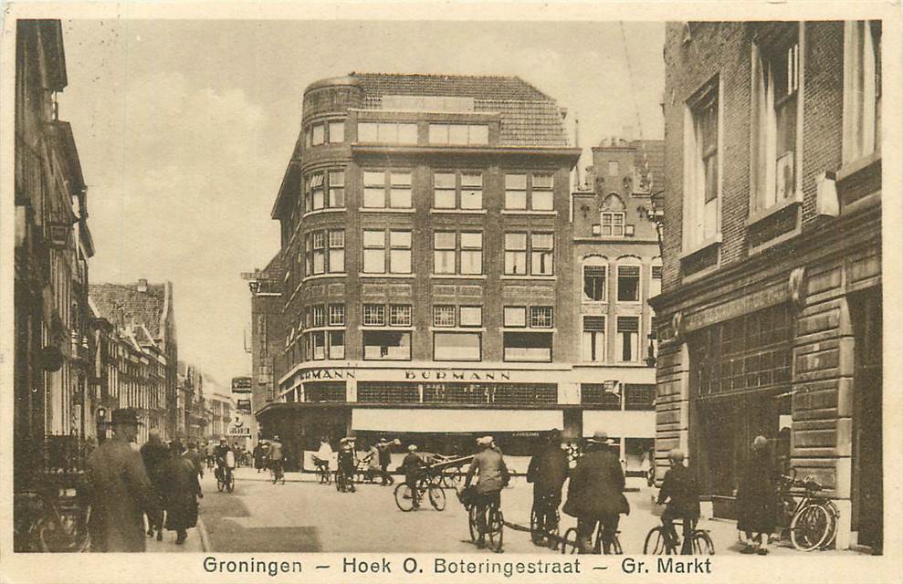 Groningen Hoek O. Boteringestraat-Gr. Markt