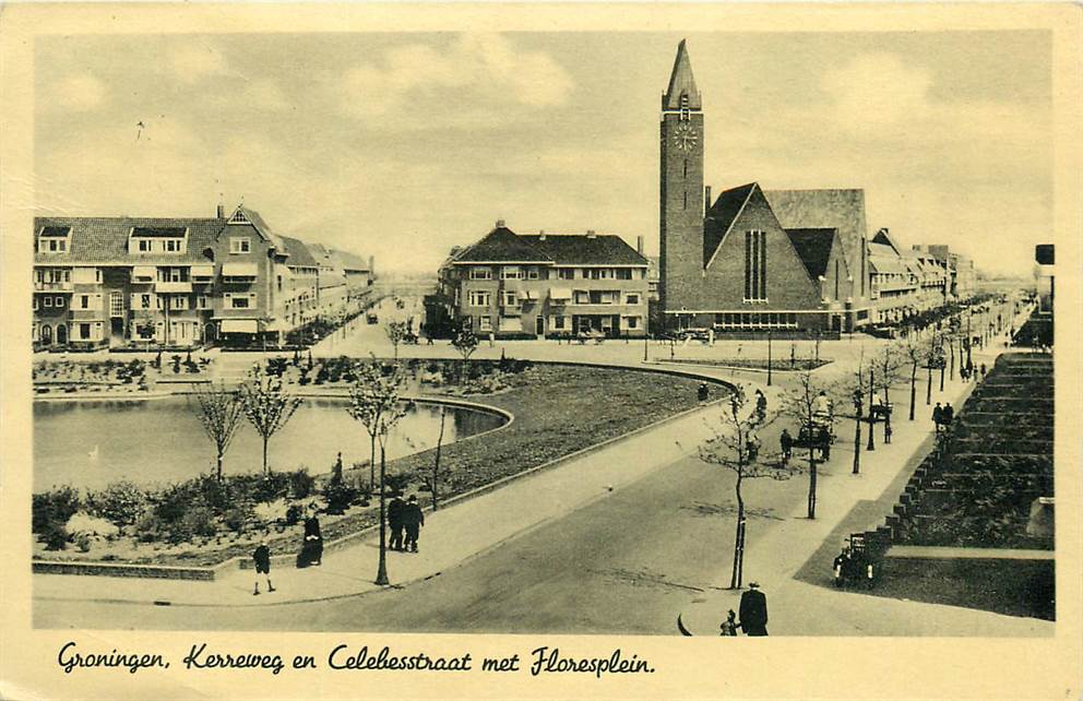 Groningen Korreweg en Celebesstraat met Floresplein