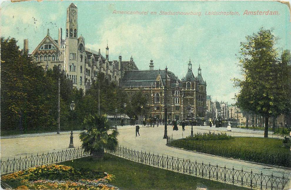 Amsterdam Americanhotel en Stadsschouwburg, Leidscheplein