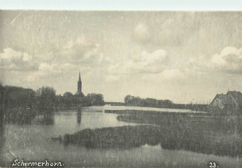 Schermerhorn Gezicht op kerk