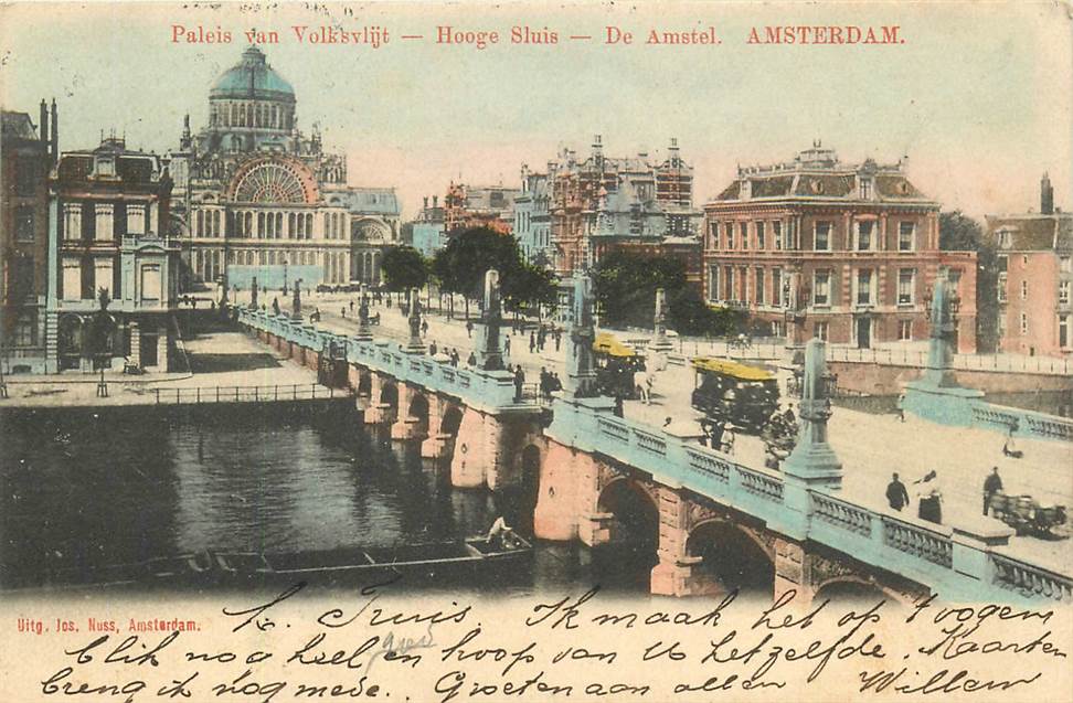 Amsterdam Paleis van Volksvlijt-Hooge Sluis-De Amstel