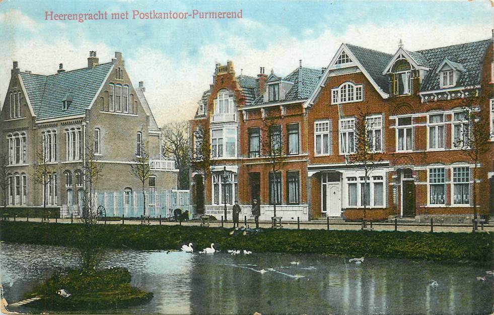 Purmerend Heerengracht met Postkantoor