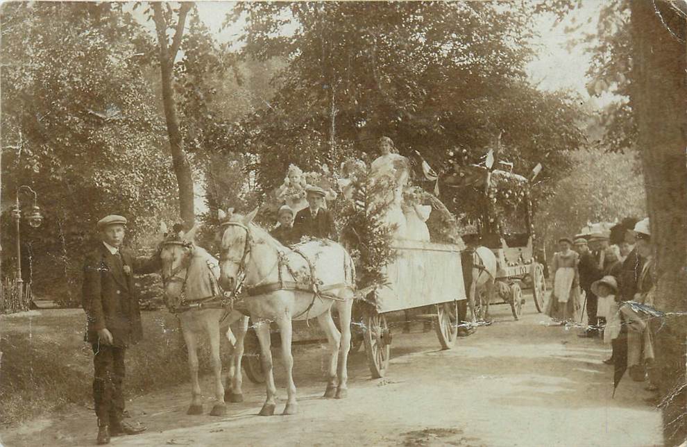 Holland Versierde koets met paarden