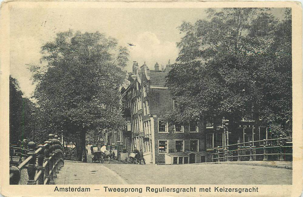 Amsterdam Tweesprong Reguliersgracht met Keizersgracht