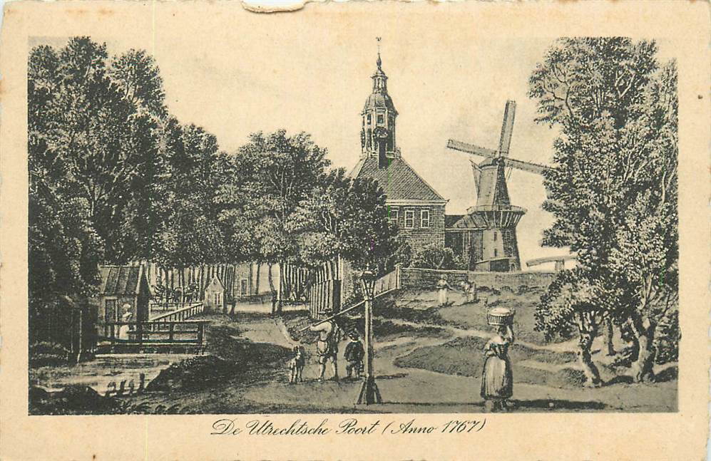 Amsterdam De Utrechtsche Poort Anno 1767