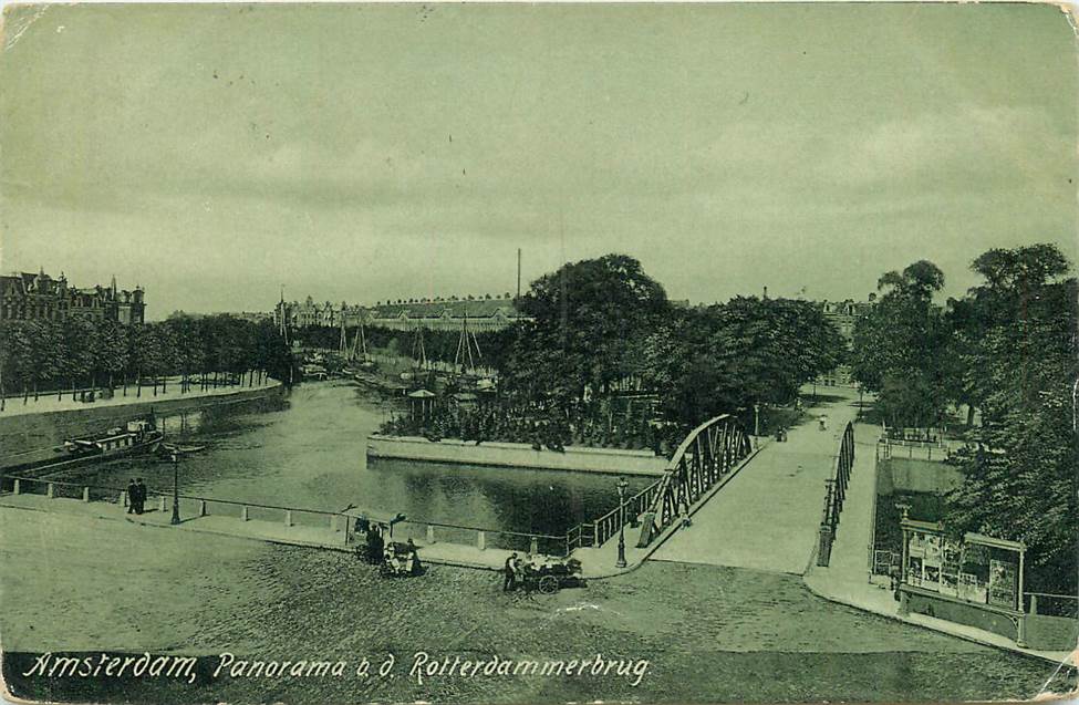 Amsterdam Panorama b. d. Rotterdammerbrug