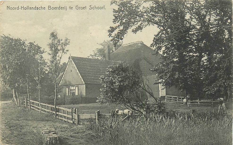 Schoorl Noord-Hollandsche Boerderij te Groet