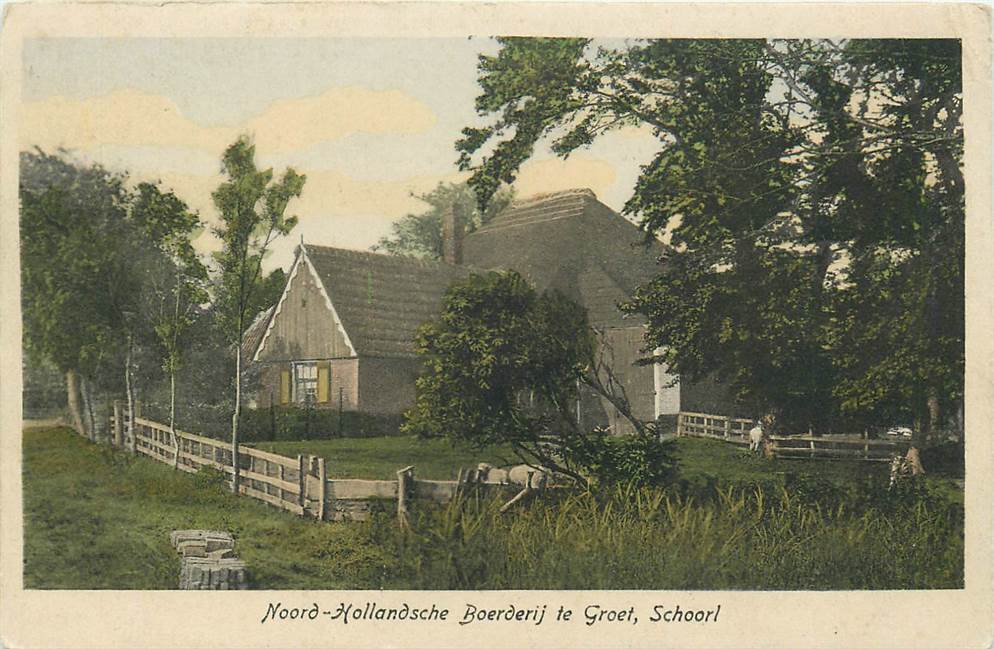 Schoorl Noord-Hollandsche Boerderij te Groet