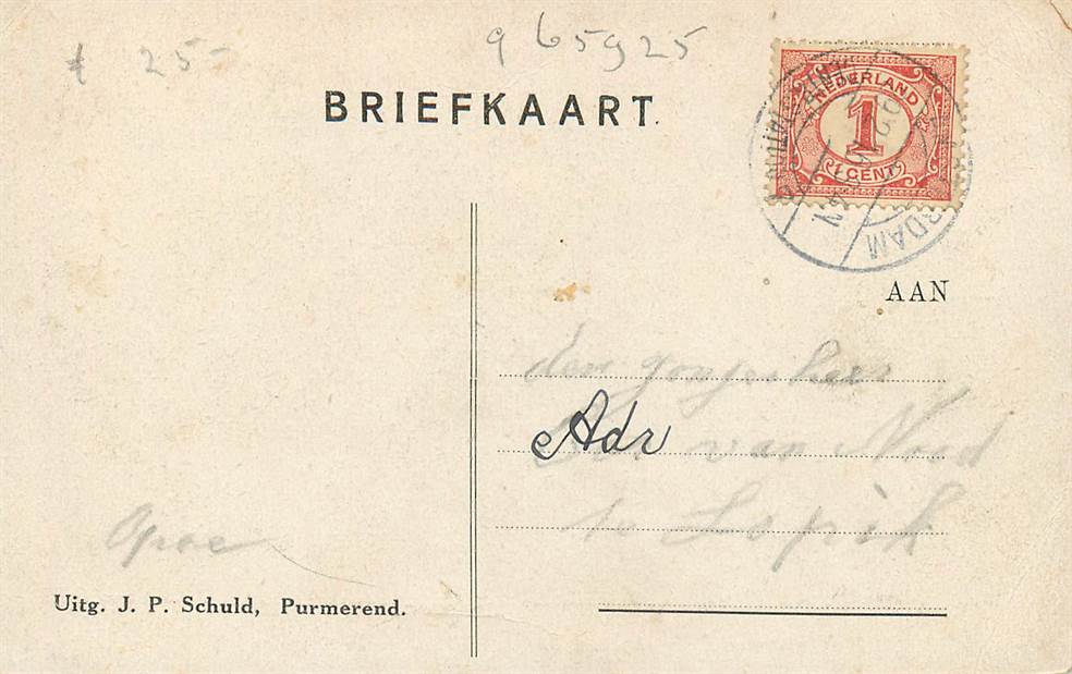 Purmerend Watersnood Purmerend Januari 1916-Heerengracht