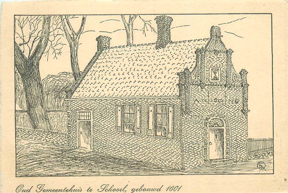 Schoorl Oud Gemeentehuis gebouwd 1601