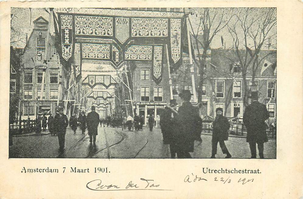 Amsterdam Utrechtschestraat 7 Maart 1901