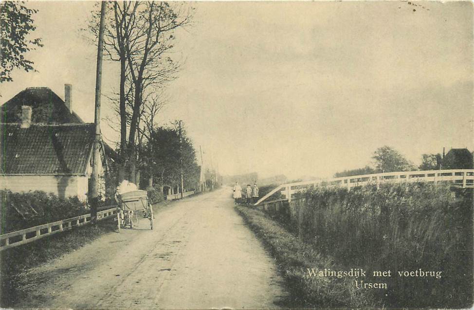 Ursem Walingsdijk met voetbrug