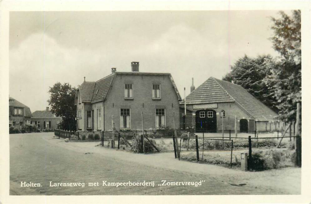 Holten Larenseweg met Kampeerboerderij Zomervreugd