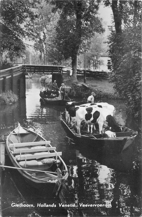 Giethoorn Hollands Venetië, Veevervoer