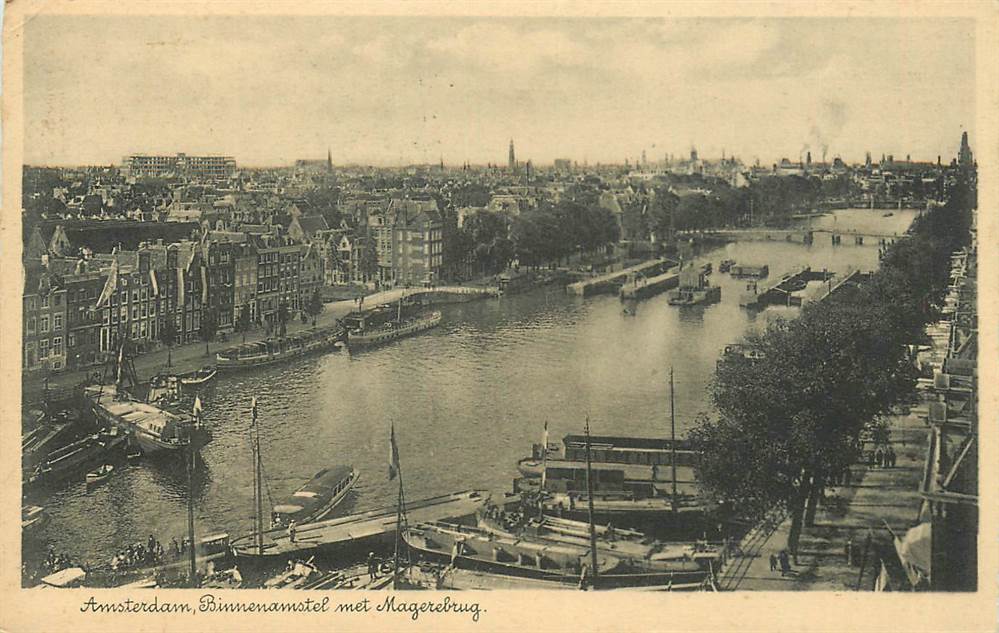 Amsterdam Binnenamstel met Magerebrug