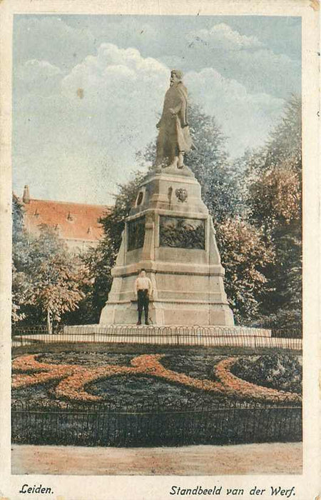 Leiden Standbeeld van der Werff