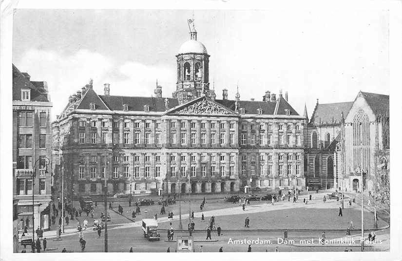 Amsterdam Dam met Koninklijk Paleis