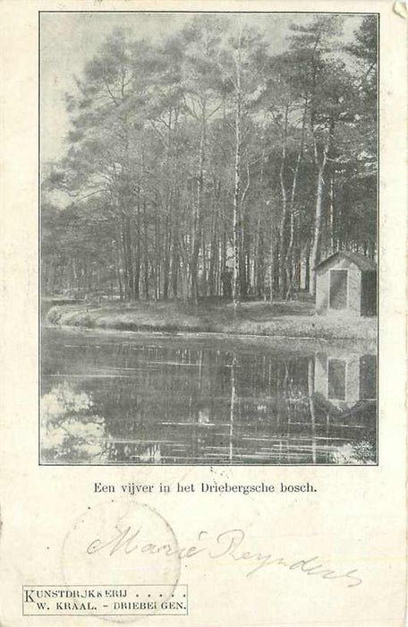 Driebergen Een vijver in het Driebergsch