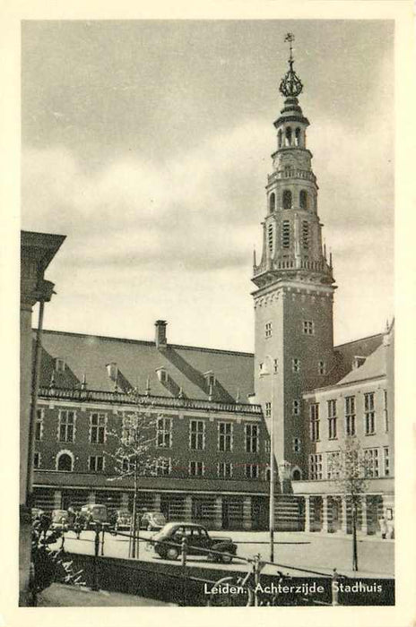 Leiden Achterzijde Stadhuis