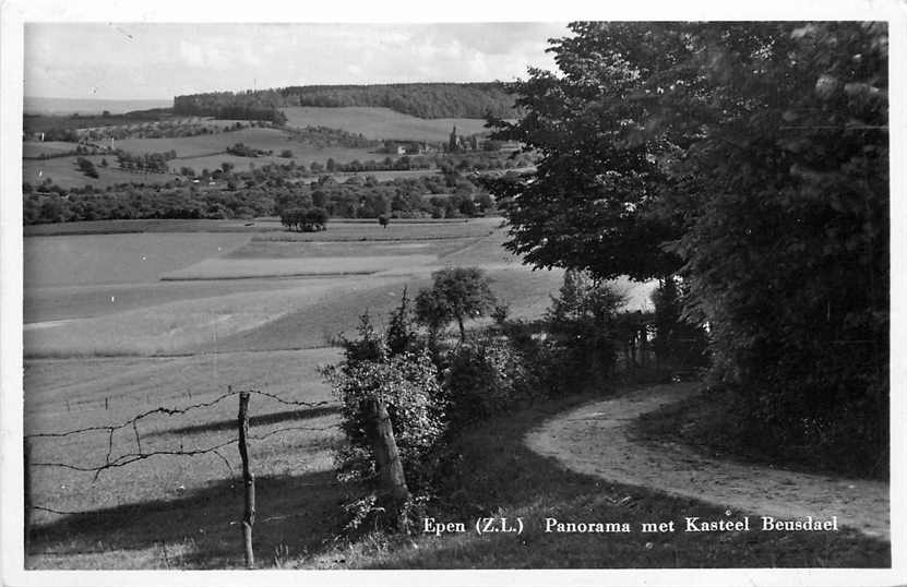 Epen ZL Panorama vanaf Kasteel Beusdael