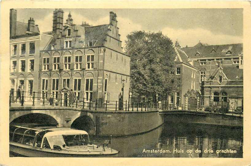 Amsterdam Huis op de drie grachten