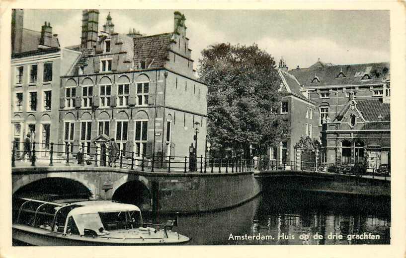 Amsterdam Huis op de drie grachten