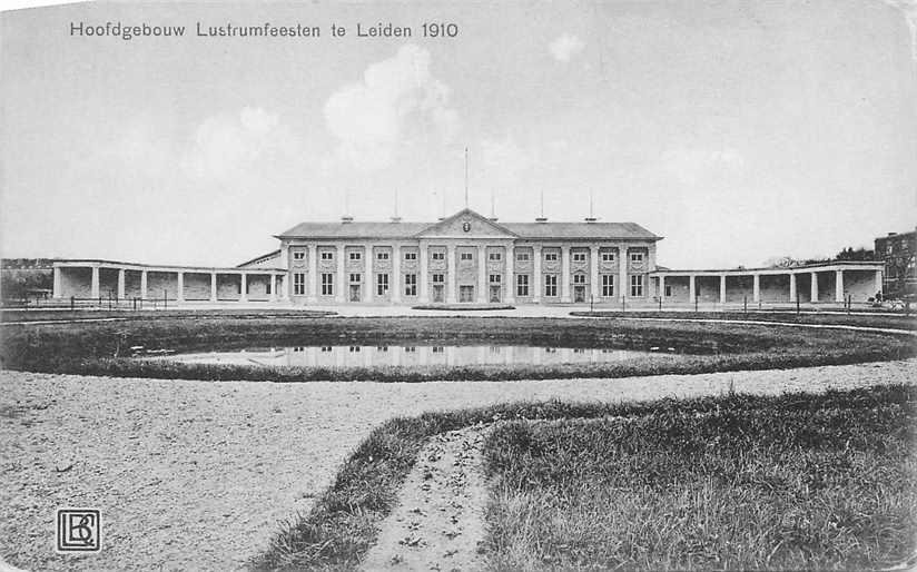 Leiden Hoofdgebouw Lustrumfeesten 1910