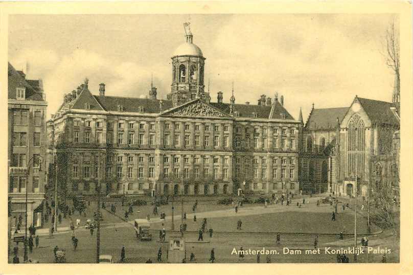 Amsterdam Dam met Koninklijk Paleis