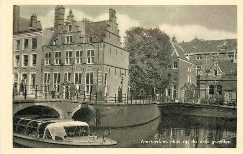 Amsterdam Huis op de drie grachten